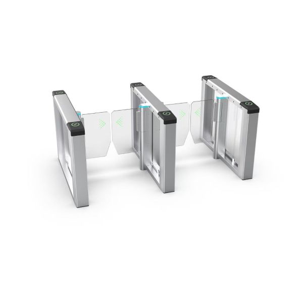 Gym Access Control System Radio Frequency Identification Fingerprint QR Code Facial Recognition Full-Height Rotating Door