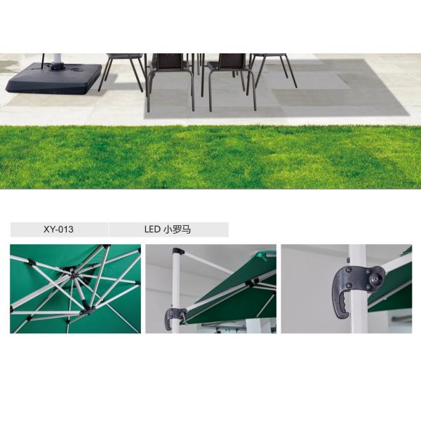 ODM OEM Big Size Square Patio Umbrella Large Solar Umbrella Outdoors Hotel Garden Sunshades Beach Led