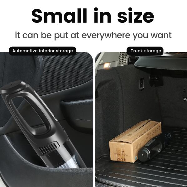 Aluminum Fan Blade Cordless Handheld Car Wash Vacuum Cleaner with 12V Powerful Motor