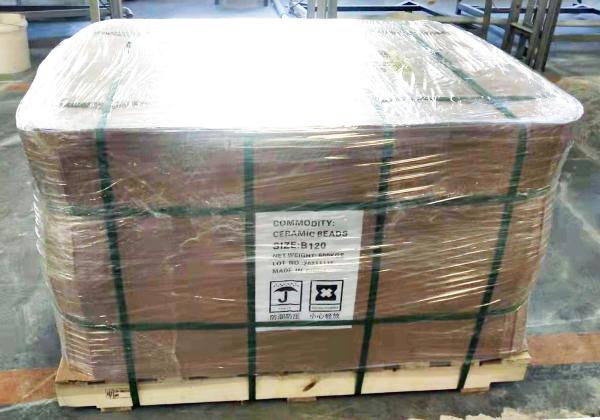 Ceramic Media Blasting Materials , Fused Abrasive Blasting Media 700HV Hardness