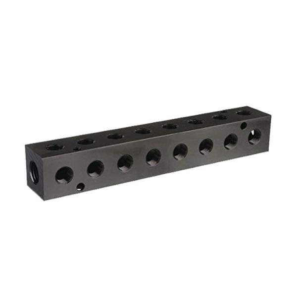 Dos blocos hidráulicos de alumínio da água do ar do CNC perfuração múltipla do CNC