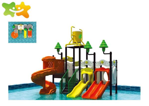 Entertainment Children'S Outdoor Water Slides 1-3m Platform Height Durable