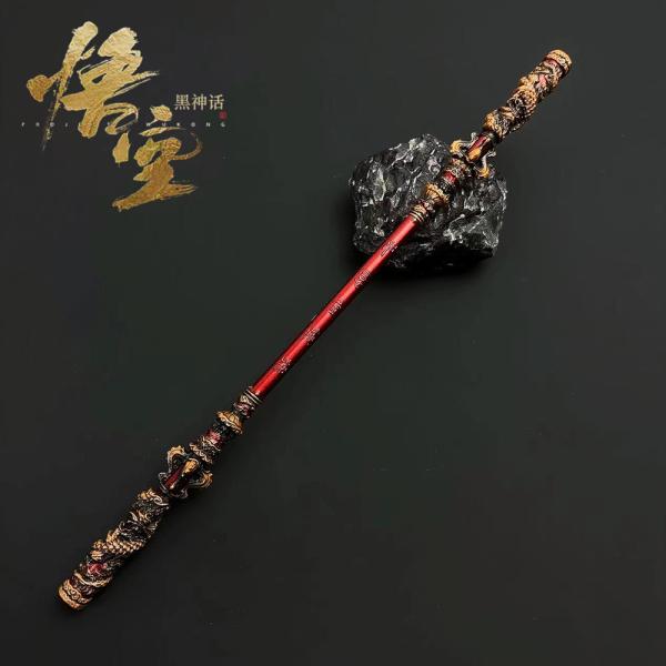 Monkey King Gold Hoop Ring Badge Three-piece Set for Game Periphery within Black Myth