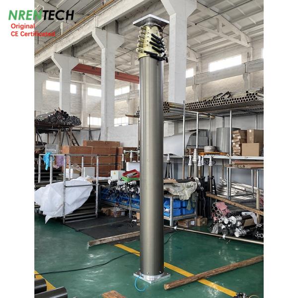 30m telescoping antenna pole 300kg payloads-5.5m closed height-for antenna-heavy duty payloads pneumatic mast