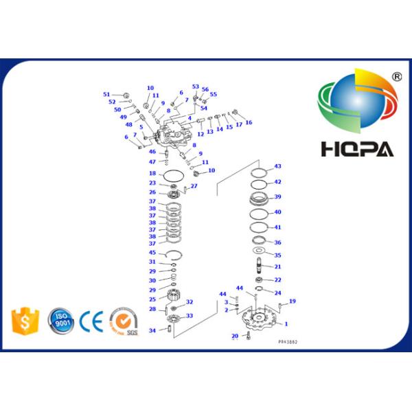 706-73-01071KT 706-73-01071 Swing Motor Seal Kit For Komatsu PC100-5 PC120-5
