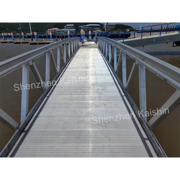 Marine Aluminum Gangway with 1.1m Handrail 400kg Load Capacity
