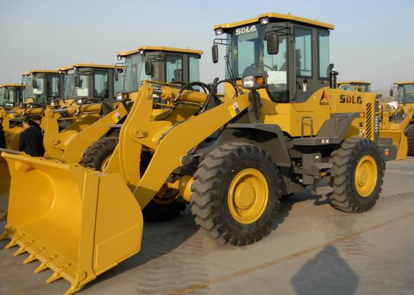 92KW Rated Power Wheel Front End Loader High Full - Load Coefficient