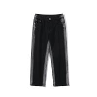 La courroie d'OEM a lavé la basse MOQ jambe large des jeans halète le fabricant d'habillement de denim