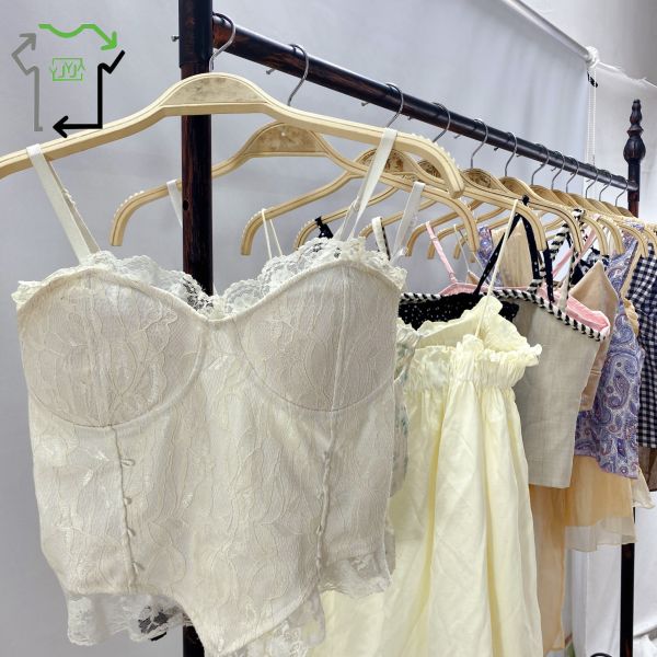 Sexy Women Mixed Colors Used Short Sleeve Spaghetti Strap Tank Top Short Fashion