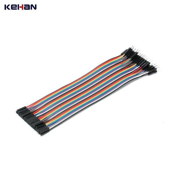 Dupont 2.54 Connector PVC Insulated Rainbow 2.54 Ribbon Cable for Durable Wire Harness