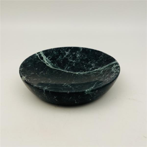 Круглый формы ванной столешницы аксессуары в большие цветы зеленый мрамор