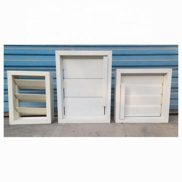 High Temperature Resistant VERTICAL GRP FRP Window Blind for Industrial Applications