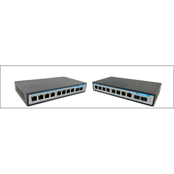 Anomaly Link Detection PoE Network Switch 8 Port 10 / 100M SFP Port  For IP Camera