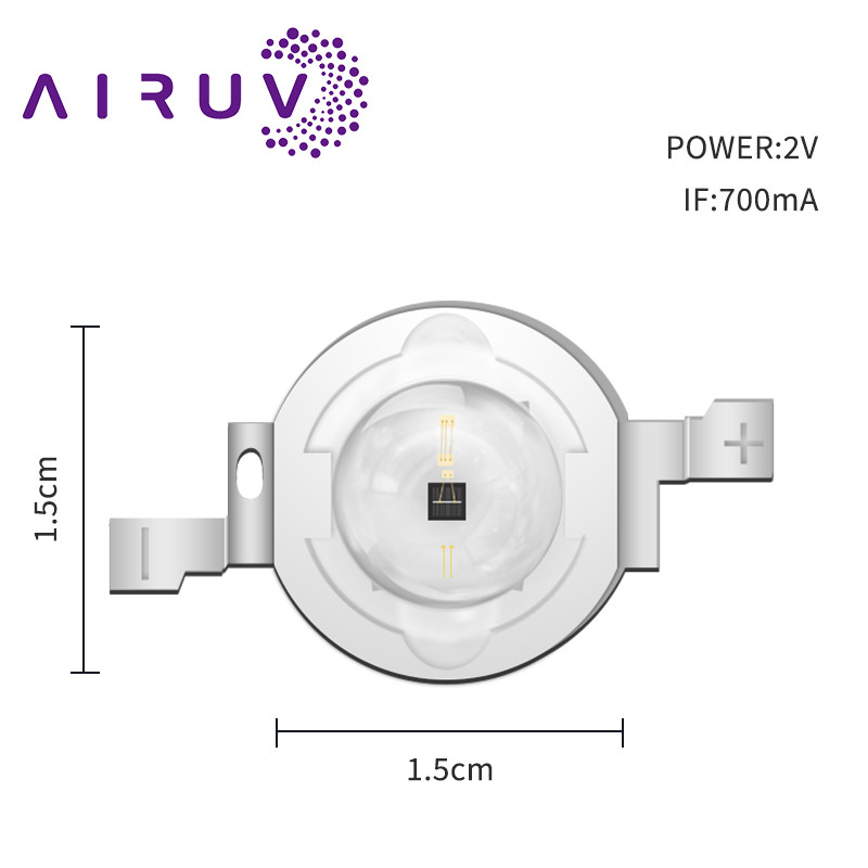 2W LED Chip 585-590nm 800-810nm 950-1100mW 700mA 2.0-2.4V Для терапевтической лампы
