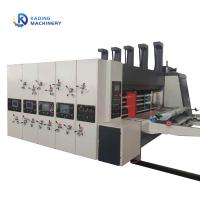 Water Based Ink Flexo Corrugated Box Printing Machine Rotary Die Cutting