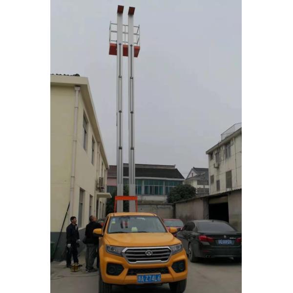 Установленная тележкой высота подъема 6м заграждения воздушной рабочей платформы электрическая гидравлическая поднимаясь