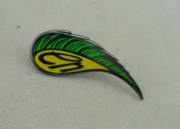 Die Stamped Soft Enamel Pin , Brass Material Badge With Gold Plating