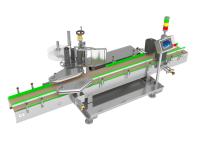 Garrafas quadradas e planas TN-200LDS Single Side Self Adhesive Labeling Machine foe 5-30L Tambor Linha de Enchimento