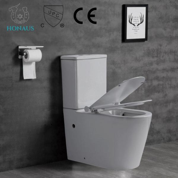 European Watermark Comfort Height Rimless Toilet Sanitary Ware WC No Stains