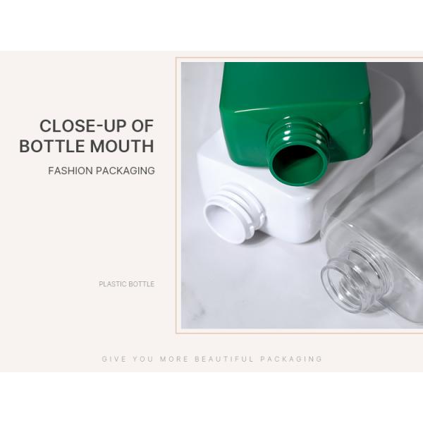 bouteille rectangulaire de l'ANIMAL FAMILIER 200ml avec la couleur adaptée aux besoins du client par pompe de lotion