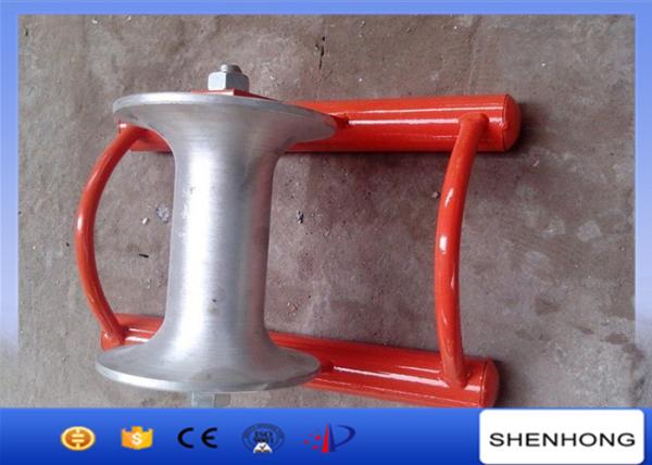 Aluminum Cable Pulling Pulley Single Cable Laying Roller For Power Construction