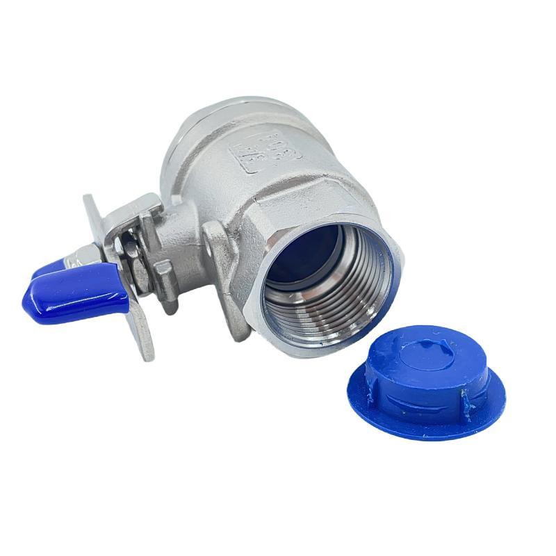 Поддержка на заказ Oed SS304/316/Wcb точное литье 2PC Butterfly Handle Ball Valve