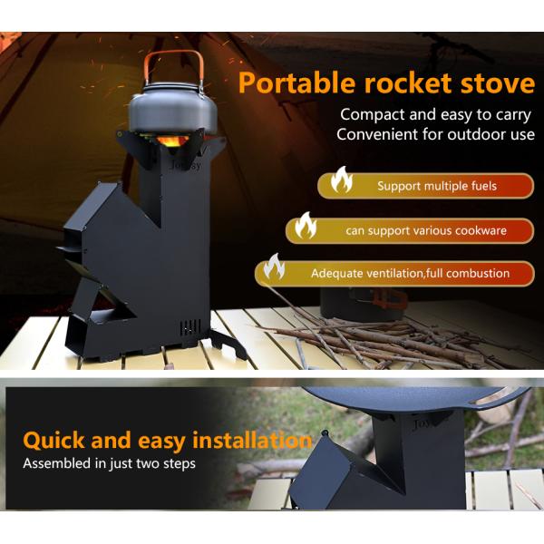 Rocket Stove Rocket Stove for Cooking Portable Wood Burning Stove Mini Wood Stove Wood Fire Camping Stove