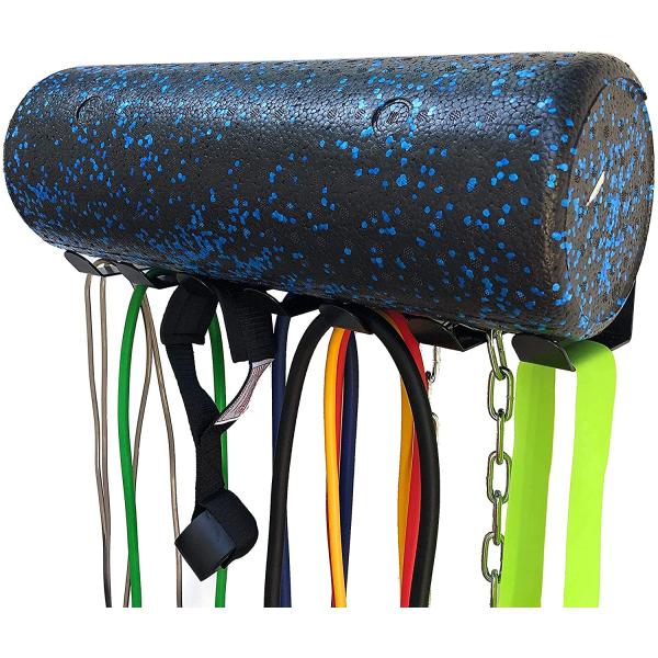 Настенный организатор тренажерного зала для фитнес-рулеток / пеновых роликов