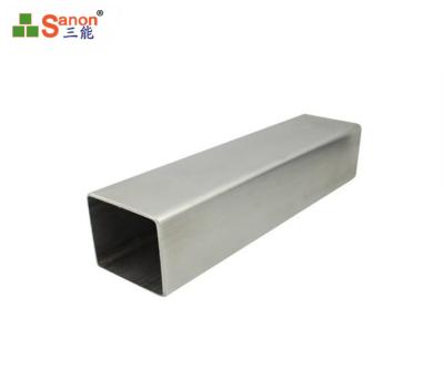 ASTM A312 A554 SS304 Square Welded Tube , 2 X 4 Rectangular Steel Tubing