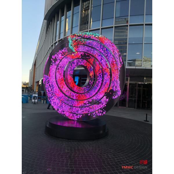Custom Print Method Public Art Square Sculpture for Outdoor Decoration and Landscaping