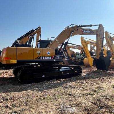 30Tons Excavator Used SANY SY335H Large Crawl Excavator 1.65m³ Bucket Capacity