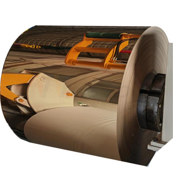 ASTM 201 304 316 bobinas laminadas de aço inoxidável do espelho com PVD Rose Gold Coating