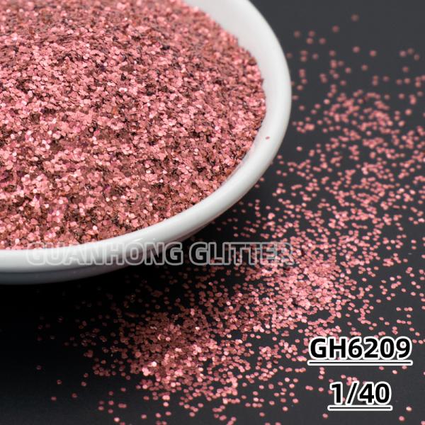 Bulk Holographic Golden Aluminum Glitter Hexagonal Pigment Injection Grade