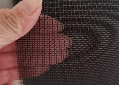 18x16 Mesh 0.28mm Aluminum Insect Screen Mesh Roll Black Coated