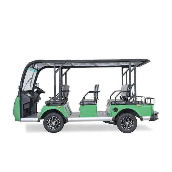 Electric Sightseeing Car with 8 Passenger Capacity 30 Percent Climbing Ability