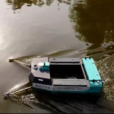 Double Vessel Netting Unmanned River Cleaning Boat Autonomous Obstacle Avoidance