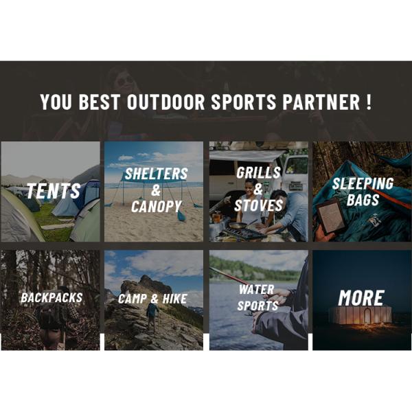 Portable Polyester Outdoor Windproof Reflective Tent Rope For Camping