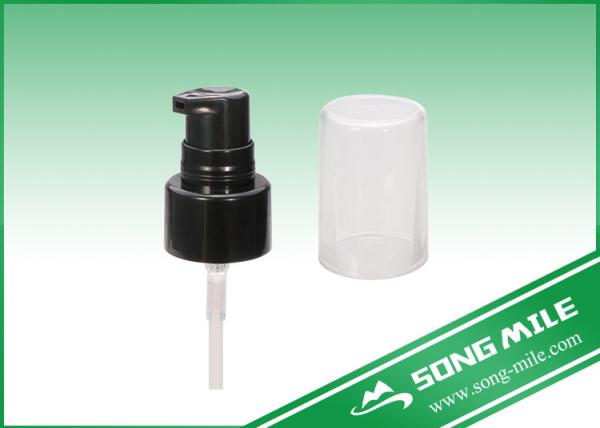 24mm Aluminum Collar Cream Lotion Dispenser Pump with Clip