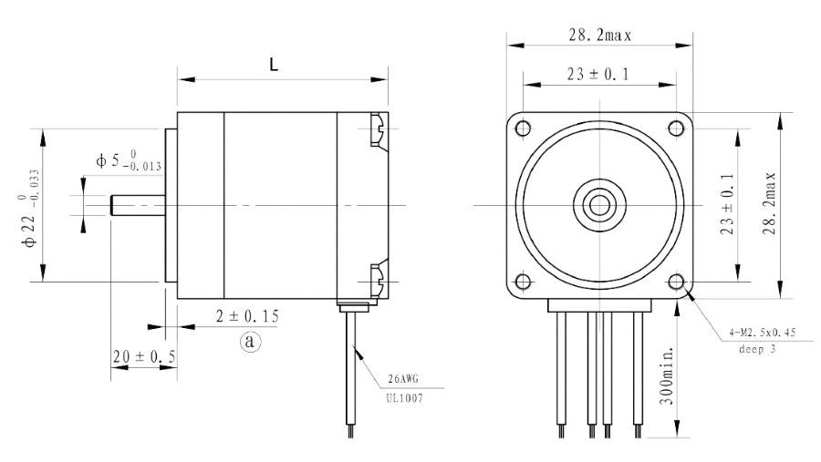 Гибридный мотор 28mm Stepper мотора Nema11 малошумный шагая