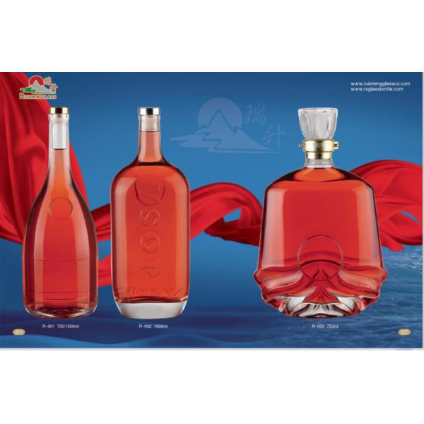 Apple Cider Glass Bottle 100ml 300ml with Decal Surface Handling and Cork Sealing Type