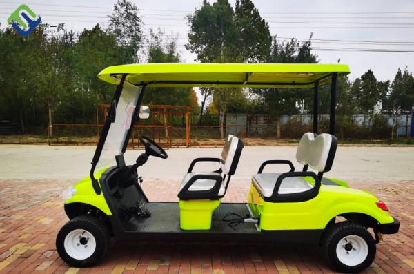 Carrinhos elétricos de golfe ODM 4 lugares LSV Legal para rua com pneus todo terreno