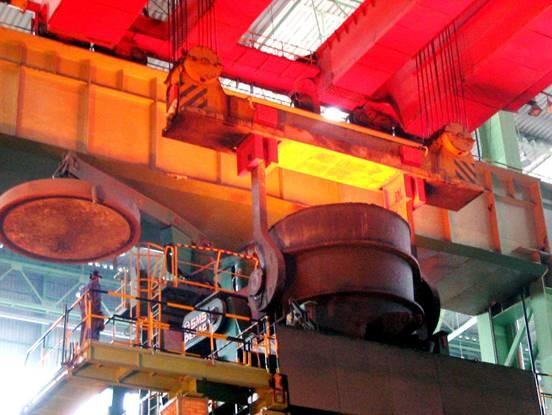 Double Girder Metallurgical Steel Plant Crane 20 Ton 0  -5m / Min Lifting Speed