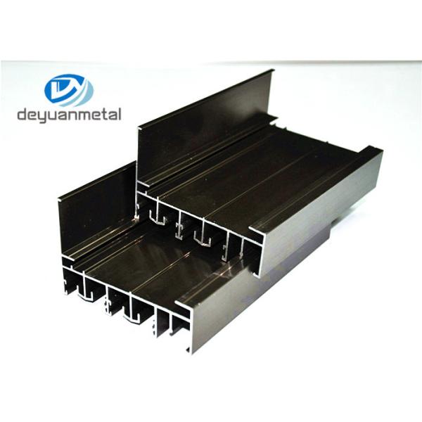 Customized Electrophoresis Aluminium Sliding Profile T5 Temper
