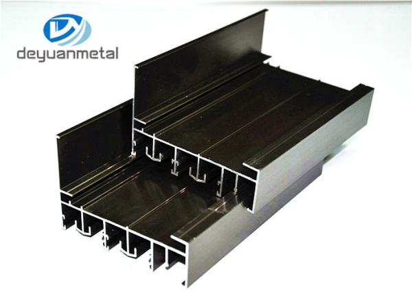 Customized Electrophoresis Aluminium Sliding Profile T5 Temper