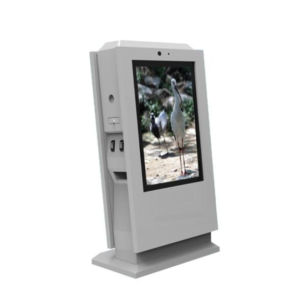 Urhealth high quality outdoor digital self service advertising machine 1000 nits lcd display for payment with printer