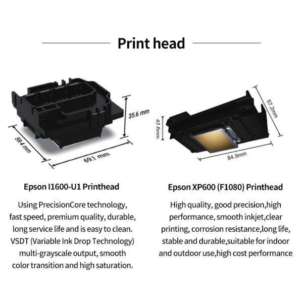 1 A3 30CM UV DTF Printer 1600-U1/3200-U1 1-head Printer