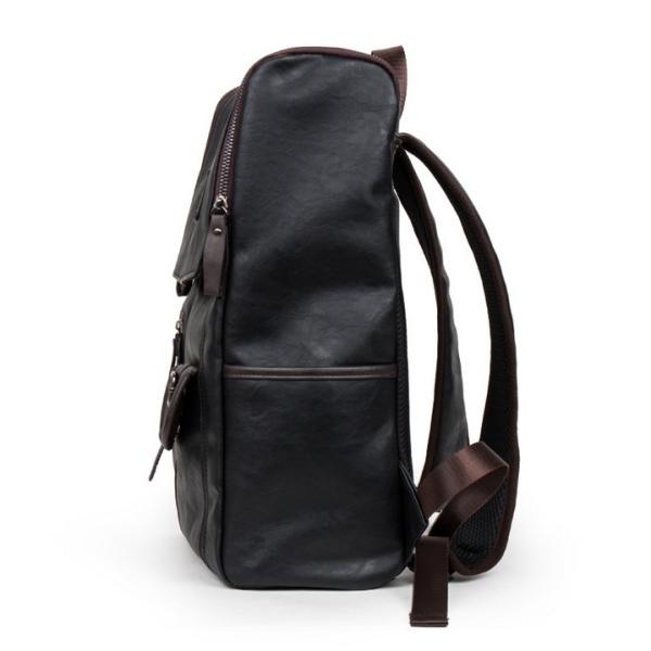 M new winter pu leather shoulder bag backpack student book bags European and American fashion retro casual