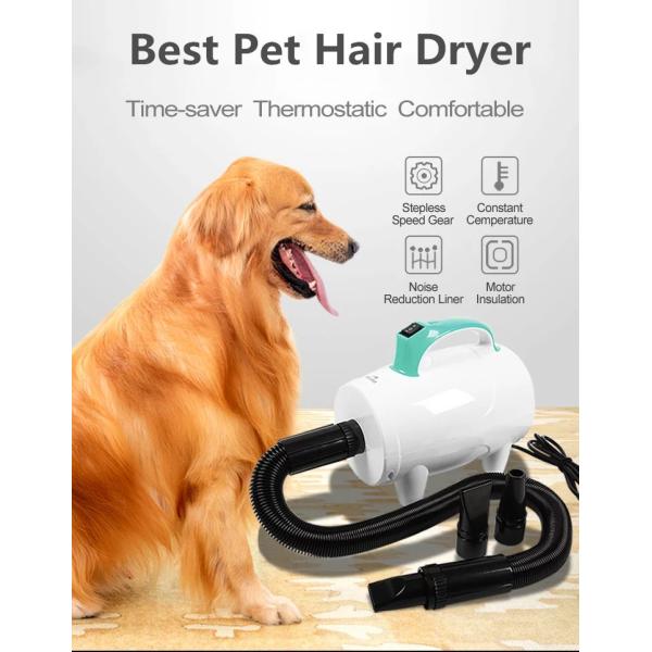 ABS 1400W 60 Decibel 20m/s Animal Grooming Blower
