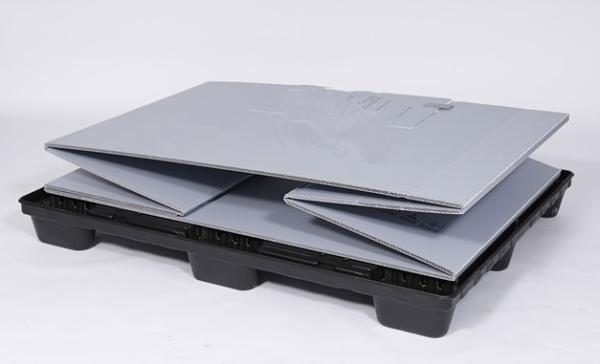 Cheap price automotive boxes packaging Customized PP Solid Foldable autopack korea Plastic Pallet Box
