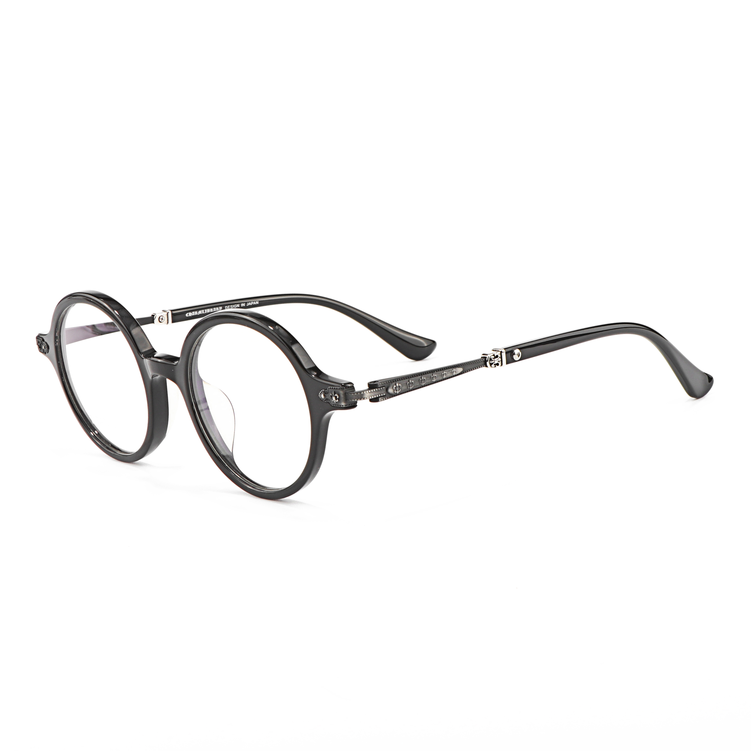 Literature Round Frame Tortoiseshell Transparent Optical Prescription Presbyopia Women Girl Wholesale Customization Glasses